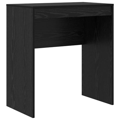 Desk with Storage with Drawer 2 pcs Black oak Engineered wood