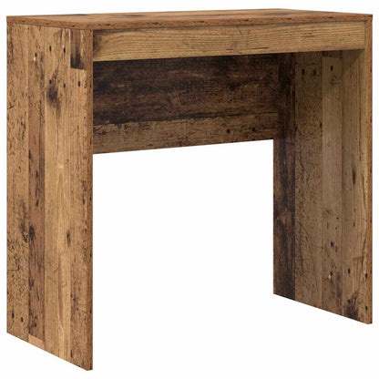 Desk with Storage with Drawer 2 pcs Old Wood 80 x 40 x 76 cm