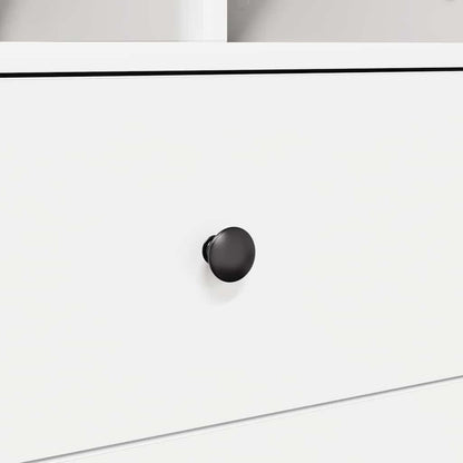 Desk with Storage 2 pcs White 100 x 50 x 76 cm Engineered wood