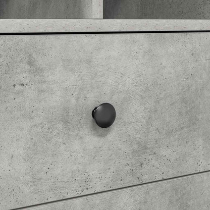 Desk with Storage 2 pcs Concrete Grey 100 x 50 x 76 cm
