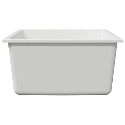 Kitchen Sink White 38 x 44 x 20 cm Granite