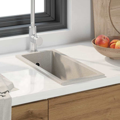 Kitchen Sink Beige 21 x 44 x 14 cm Granite