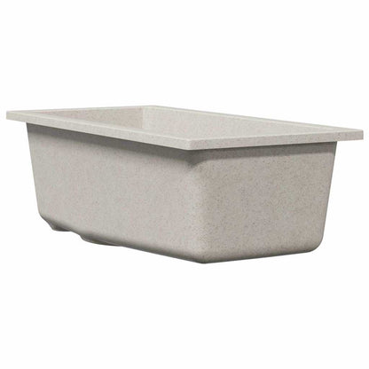 Kitchen Sink Beige 21 x 44 x 14 cm Granite