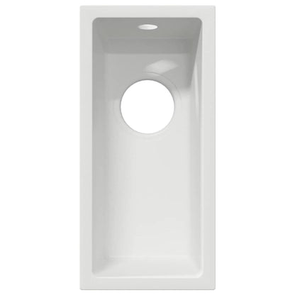 Kitchen Sink White 21 x 44 x 14 cm Granite