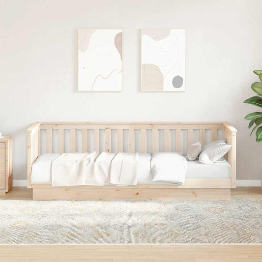 Day Bed without Mattress 90x200 cm Solid Wood Pine