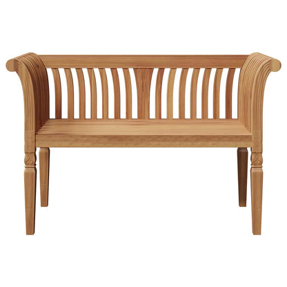 Garden Bench Brown 127.5 x 52 x 80 cm Solid teak wood