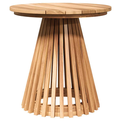 Garden Side Table Brown 50 x 50 x 49.5 cm Solid teak wood