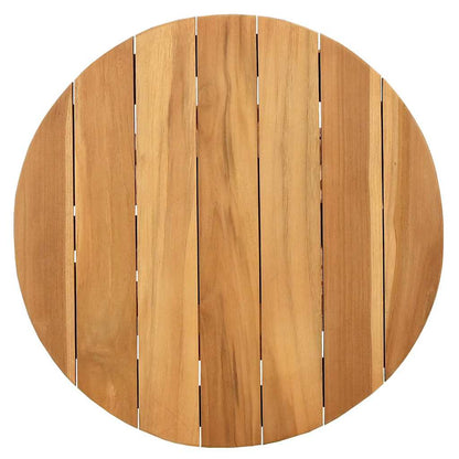 Garden Side Table Brown 50 x 50 x 49.5 cm Solid teak wood