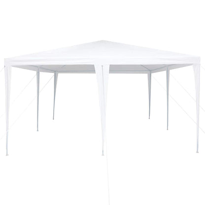 Party Tent White 400 x 400 x 266 cm Polyester and Steel