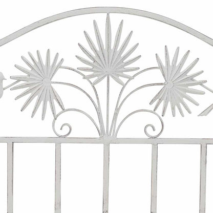 Garden Bench White 104 x 54 x 93cm Steel