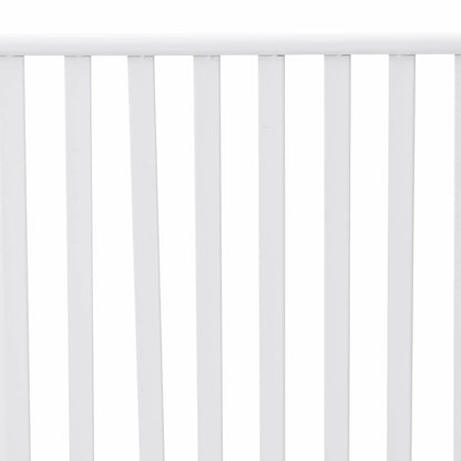Garden Bench White 104 x 54 x 93cm Steel