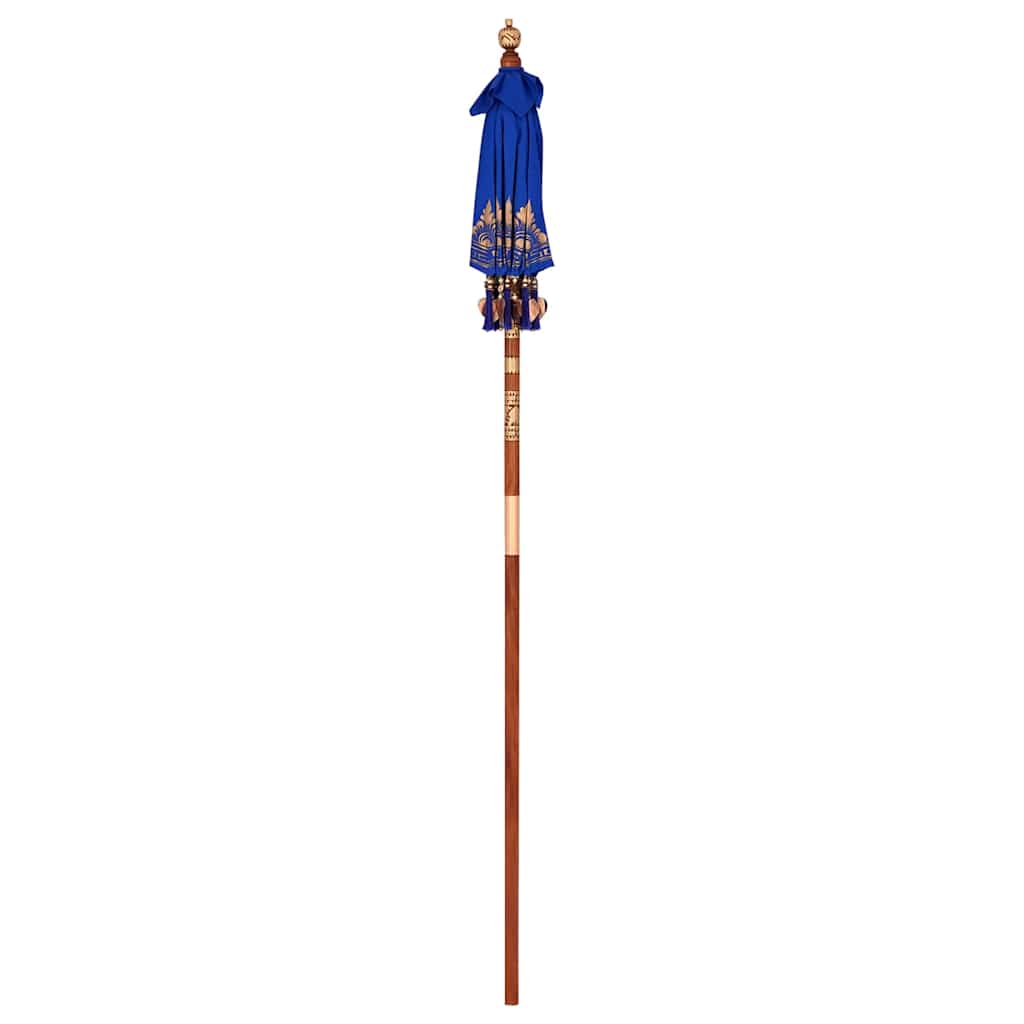 Balinese Parasol Blue 95 x 95 x 260 cm Cotton and Wood