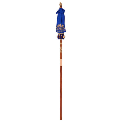 Balinese Parasol Blue 95 x 95 x 260 cm Cotton and Wood