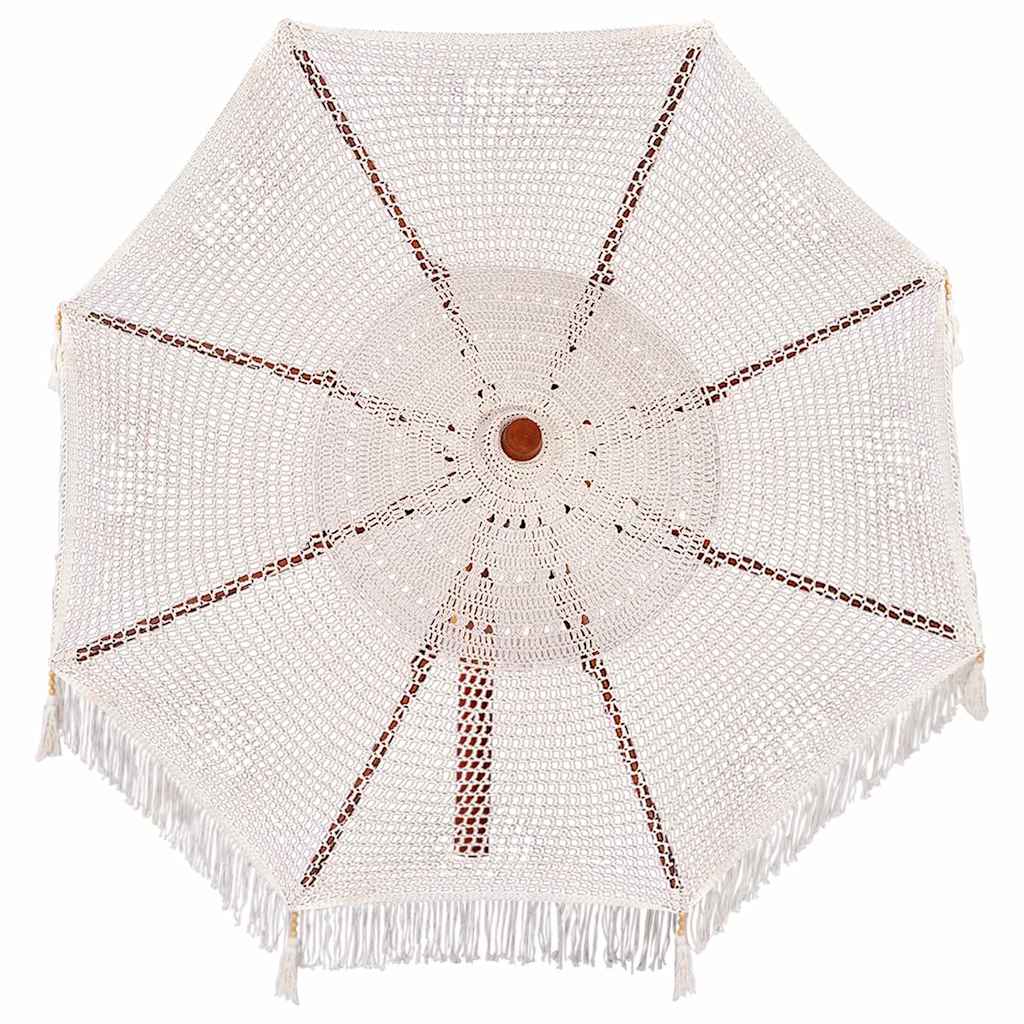 Macrame Parasol Cream 252.5 x 252.5 x 260 cm