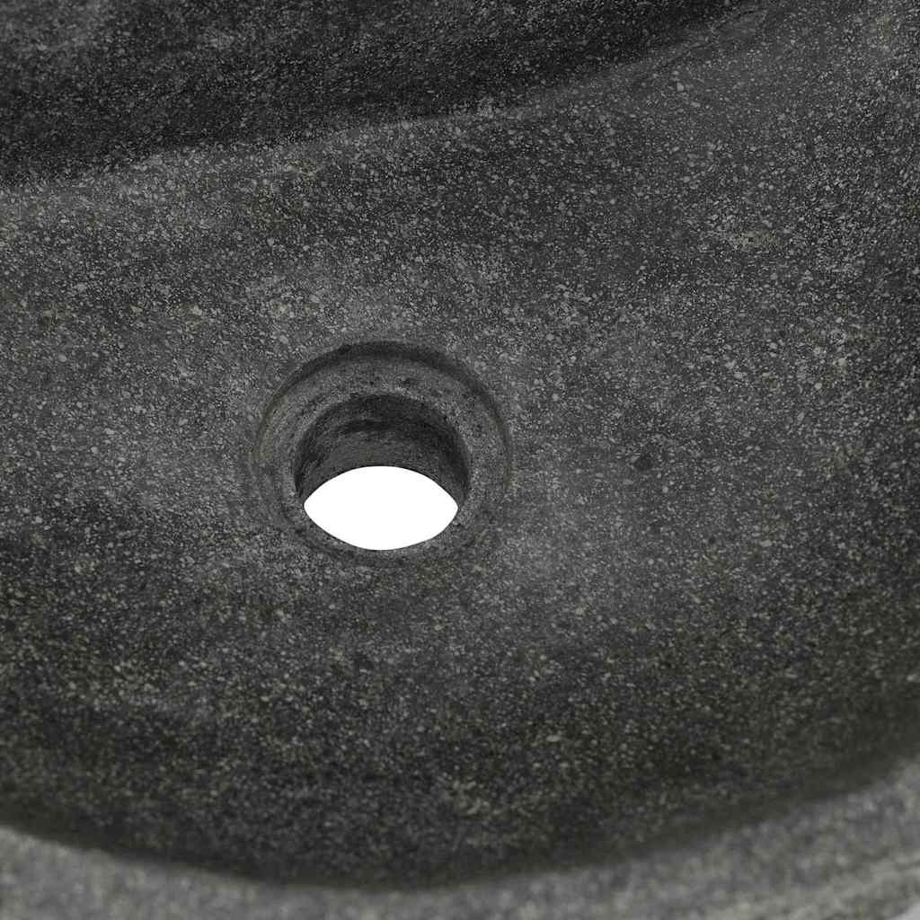 Wall Hung Basin Grey (38-45) x (30-35) x 15 cm River stone