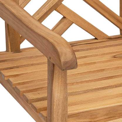 Garden Chairs 2 pcs Brown 58 x 60 x 90 cm Solid teak wood