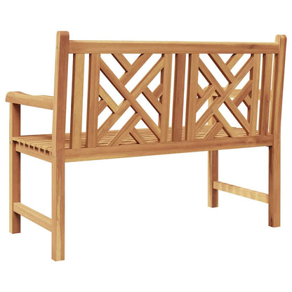 Garden Bench Brown 114 x 60 x 90 cm Solid teak wood