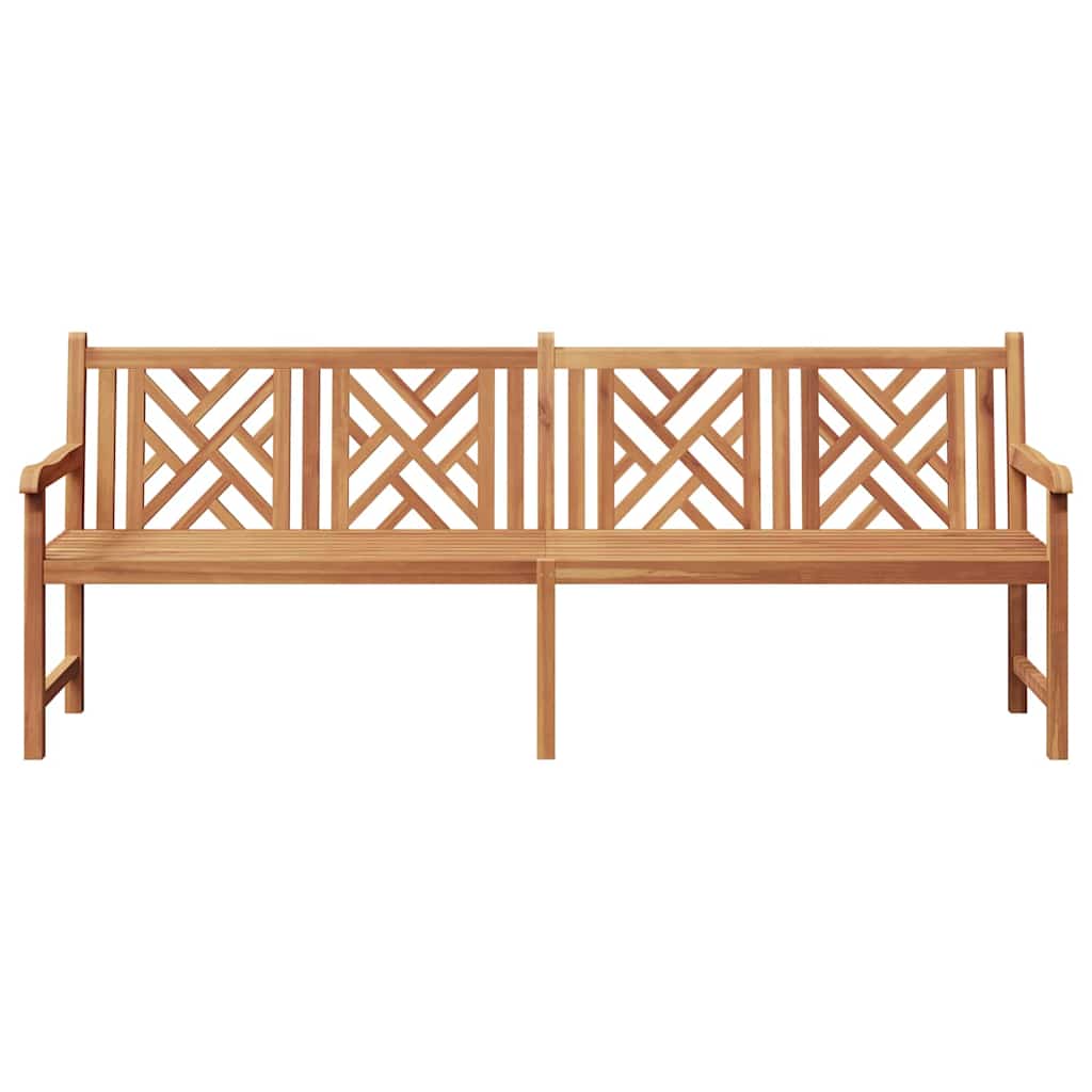 Garden Bench Brown 228 x 60 x 90 cm Solid teak wood