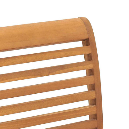 Stacking Garden Chair Brown 62.5 x 54.5 x 95.5 cm