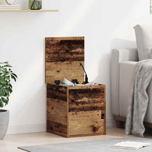 Storage Box Old Wood 40 x 42 x 46 cm Engineered Wood