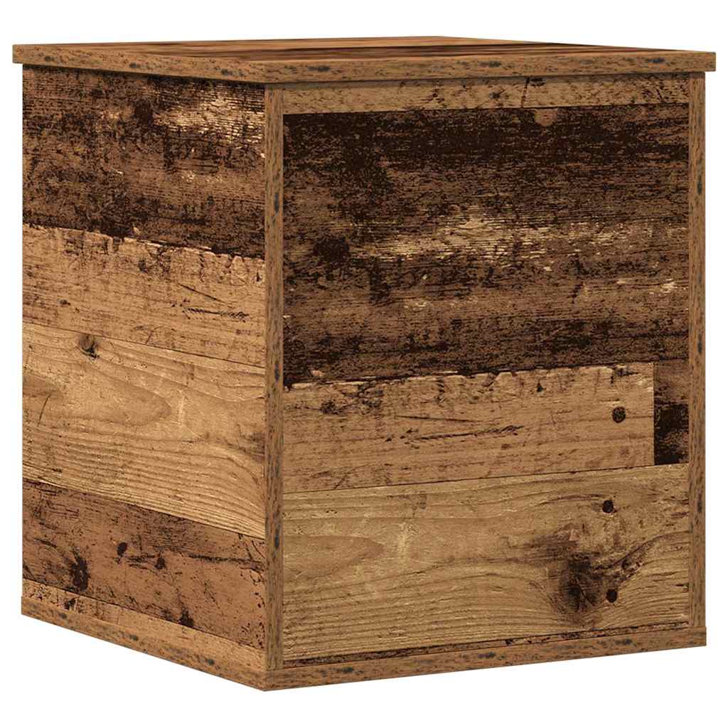 Storage Box Old Wood 40 x 42 x 46 cm Engineered Wood