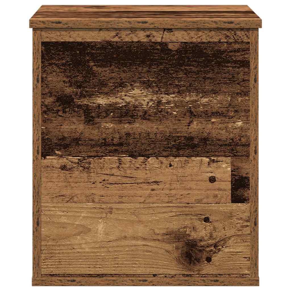 Storage Box Old Wood 40 x 42 x 46 cm Engineered Wood