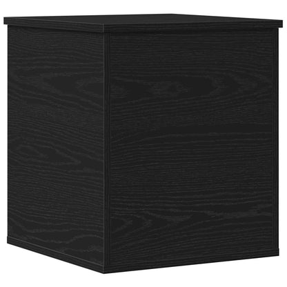 Storage Box Black Oak 40 x 42 x 46 cm Engineered Wood