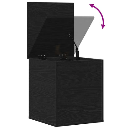 Storage Box Black Oak 40 x 42 x 46 cm Engineered Wood