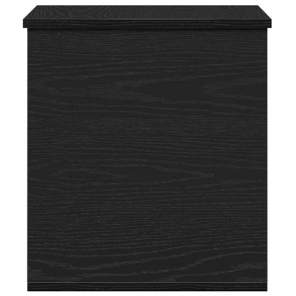 Storage Box Black Oak 40 x 42 x 46 cm Engineered Wood