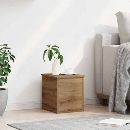 Storage Box Artisan Oak 30 x 35 x 35 cm Engineered Wood