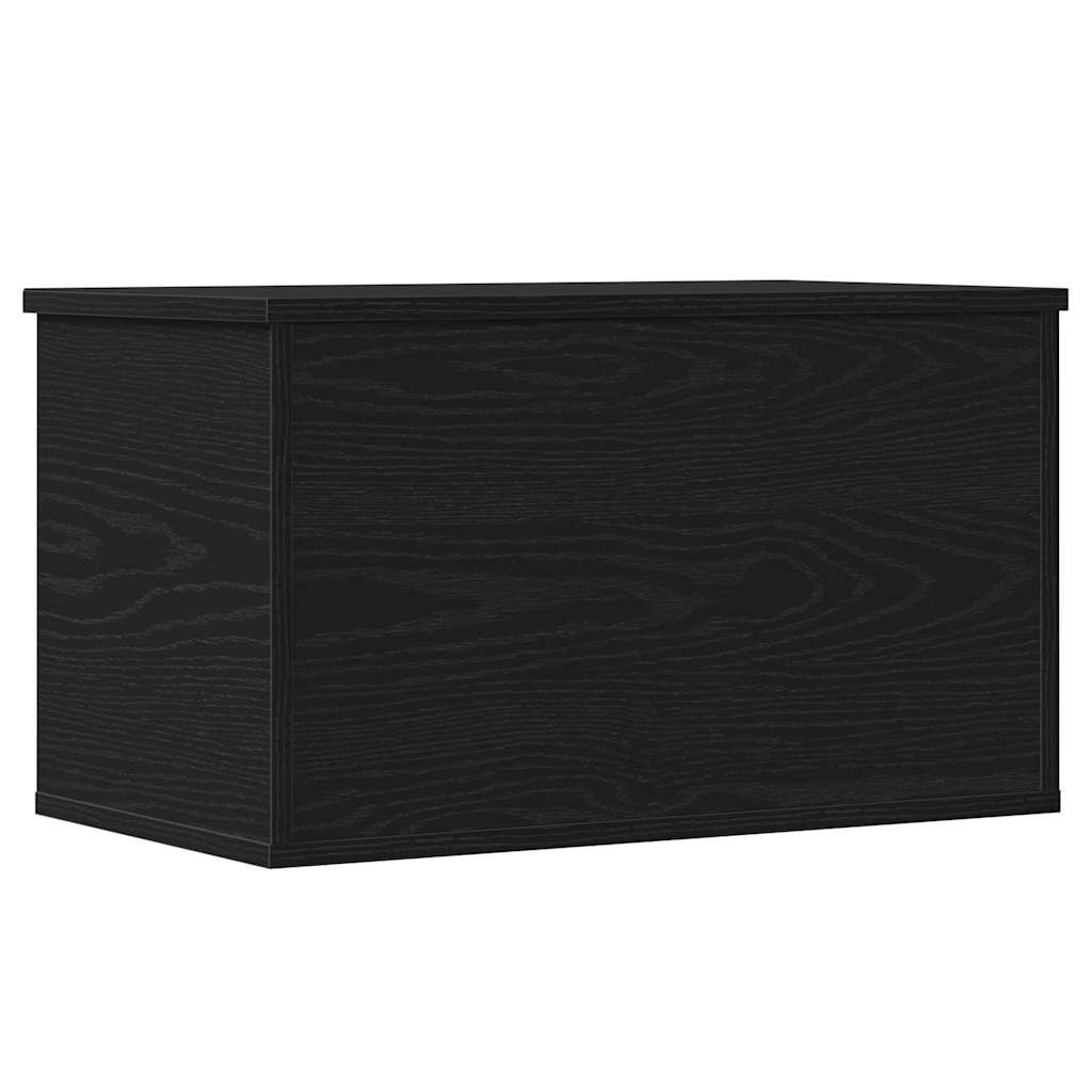 Storage Box Black Oak 60 x 35 x 35 cm Engineered Wood