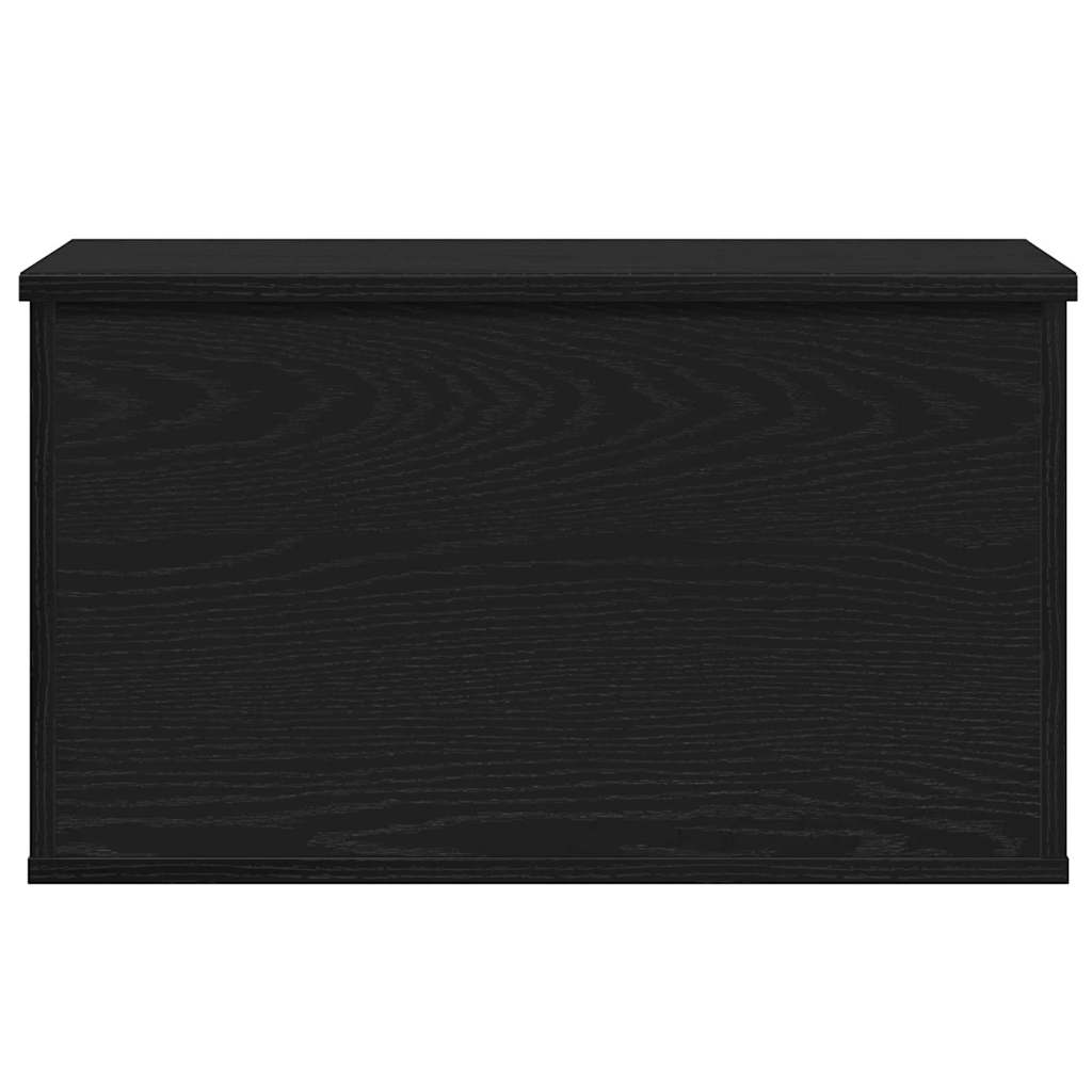 Storage Box Black Oak 60 x 35 x 35 cm Engineered Wood