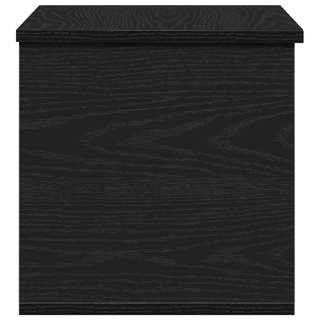 Storage Box Black Oak 60 x 35 x 35 cm Engineered Wood