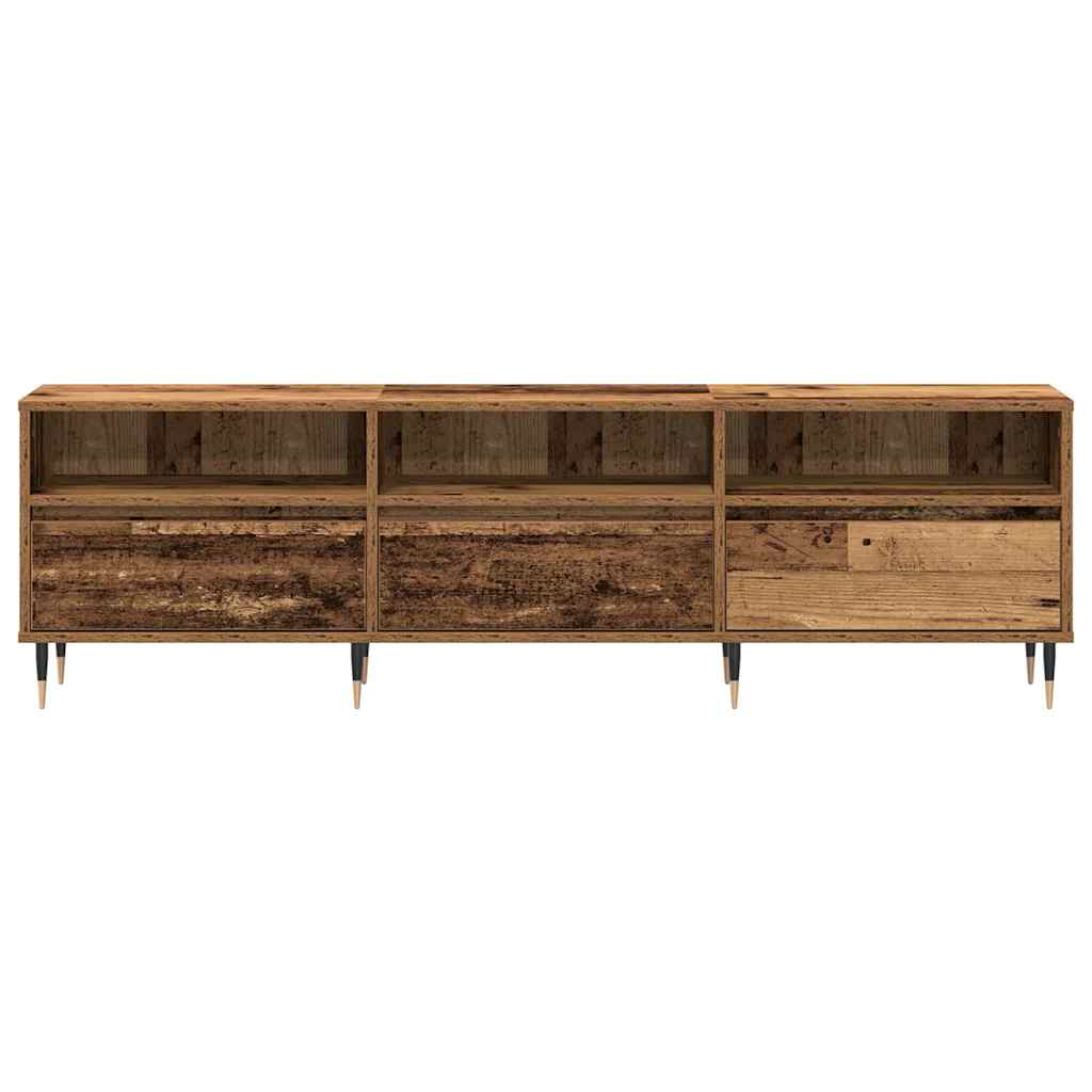 TV Cabinet Old Wood 150 x 30 x 45 cm Engineered Wood