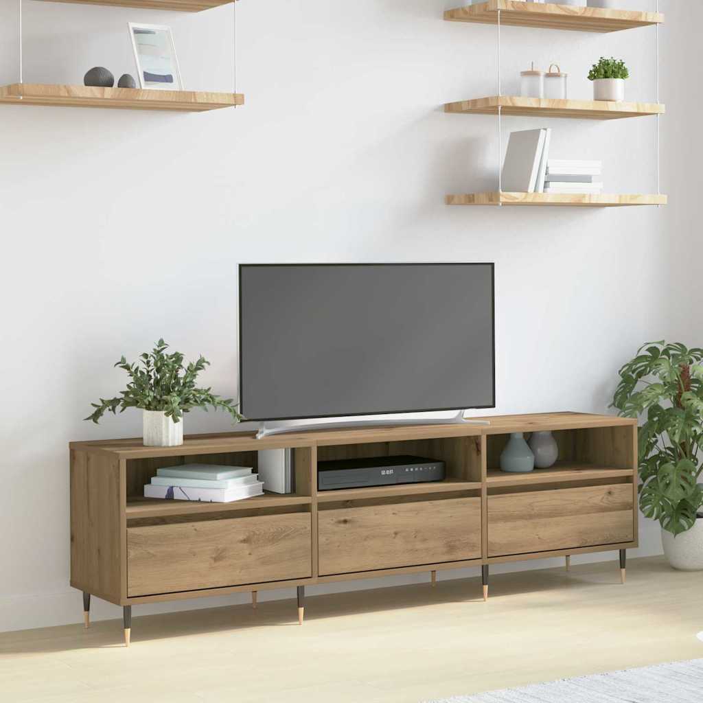 TV Cabinet Artisan Oak 150 x 30 x 45 cm Engineered Wood