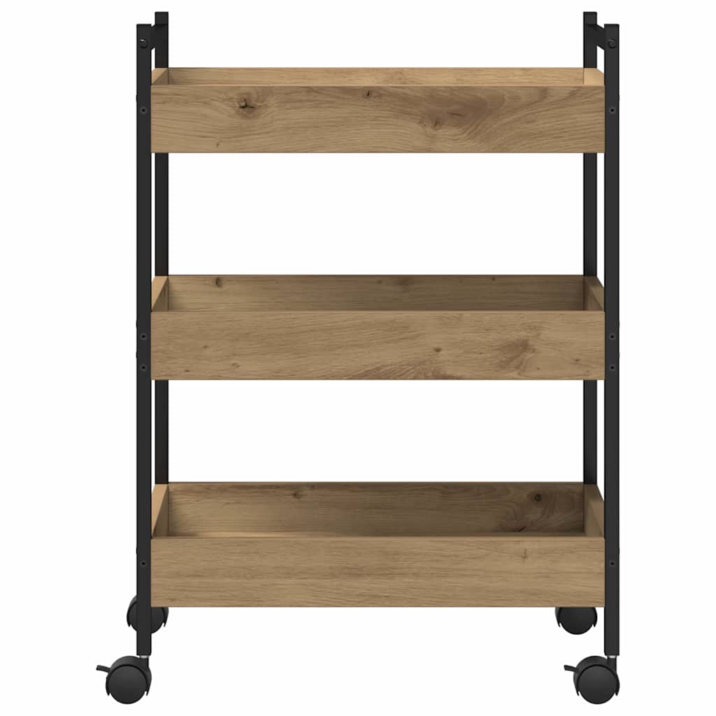 Kitchen Trolley Artisan Oak 50 x 30 x 70 cm Engineered Wood