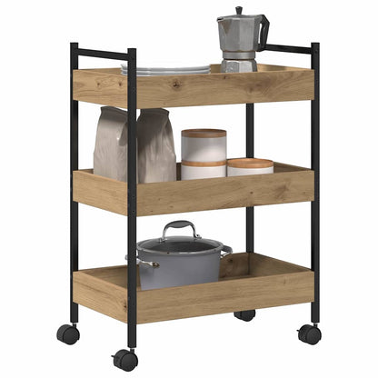 Kitchen Trolley Artisan Oak 50 x 30 x 70 cm Engineered Wood