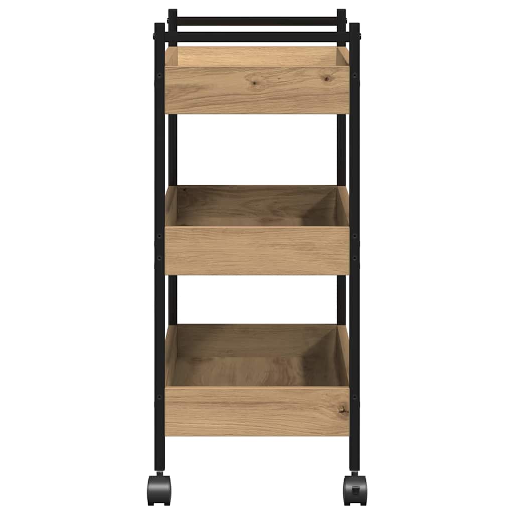 Kitchen Trolley Artisan Oak 50 x 30 x 70 cm Engineered Wood