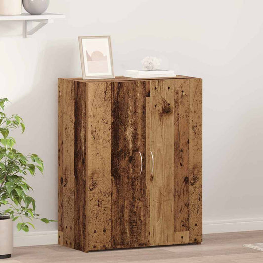 Office Cabinet Old Wood 60 x 32 x 77.5 cm - Engineered Wood