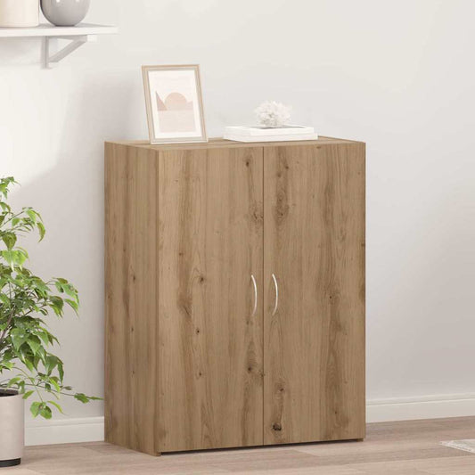 Office Cabinet - Artisan Oak - 60 x 32 x 77.5 cm - Engineered Wood
