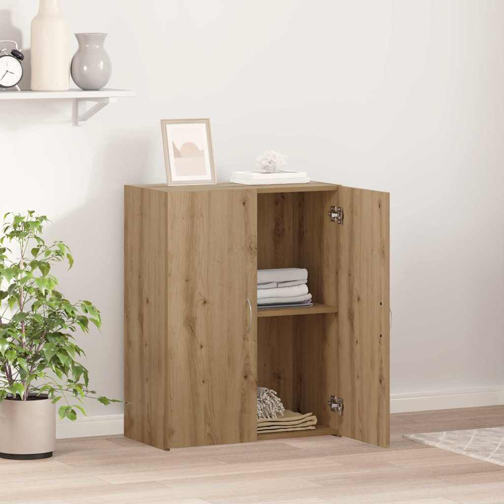 Office Cabinet - Artisan Oak - 60 x 32 x 77.5 cm - Engineered Wood