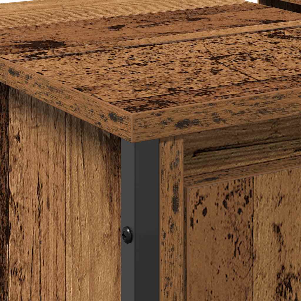 Bathroom Sink Cabinet Old Wood 60 x 35 x 60 cm Engineered wood