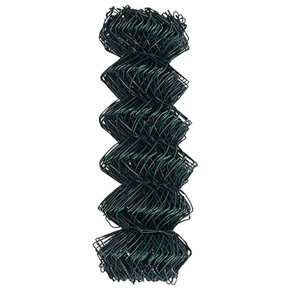 Chain Link Fence Green 10 x 0.4 m Steel