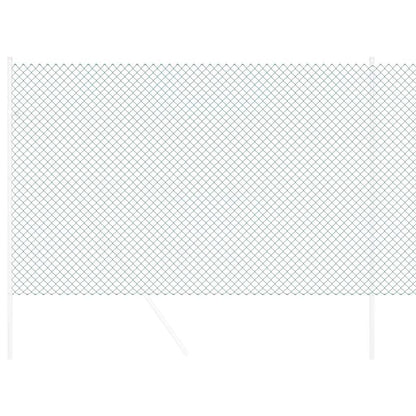 Chain Link Fence Green 10 x 1.6 m Steel