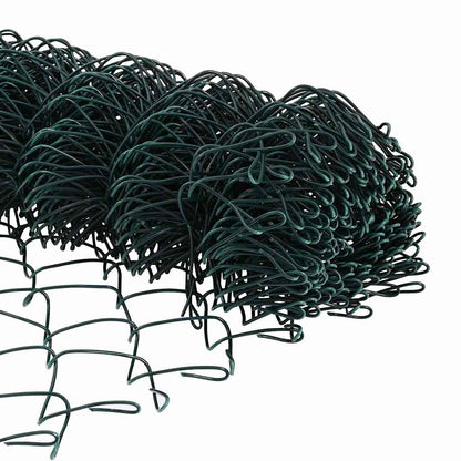 Chain Link Fence Green 25 x 0.6 m Steel