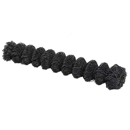 Chain Link Fence Grey 10 x 1.4 m Steel