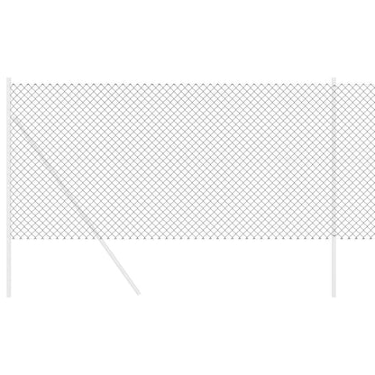 Chain Link Fence Grey 25 x 1.4 m Steel
