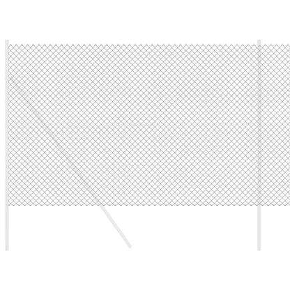 Chain Link Fence Grey 25 x 1.6 m Steel
