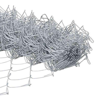 Chain Link Fence Silver 10 x 0.6 m Galvanised steel