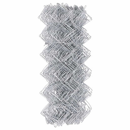 Chain Link Fence Silver 10 x 0.8 m Galvanised steel